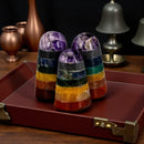 7 Chakras Round Top Pillar Tower 🌸🐬🌸 CD-10432