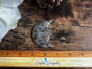Yooperlite Double Sided Carved Crescent Moon FB3090 🩷