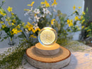 Holographic 3-D Clear Sphere with Lighted Wood Stand FB3241 🌿
