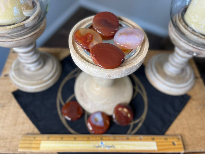 Carnelian Soothing Stone for personal power, vitality, and passion FB1489