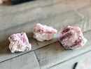 Pink Tourmaline in White Quartz Rough / Natural Pieces FB3376 🌸