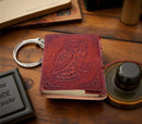 Leather Journal Embossed Key Ring FB3247 ✍️