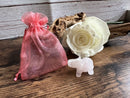 Rose Quartz Elephant Totem/Spirit Animal Carving FB3088 🐘