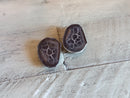 Septarian Dragon Stone Polished Nodule Pair for balance and tranquility FB1361 💛