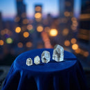 Clear Quartz Polished Standing Points from Brazil, Water Clear, Stone of Power FB3204 🪭