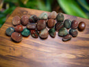 Tumbled Fancy Jasper, rich colors and high polish FB2409 🌱
