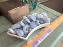 Tumbled Blue Lace Agate, Spiritual & Angelic Realm, Stress, Awareness