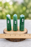 Green Aventurine Flat Top Standing Polished Point (Tower) FB3022