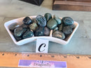 Tumbled Moss Agate, A Quality - Heals "inner child", Prosperity, Healing & Abundance