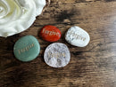 FORGIVE Wordstone Totem / Spirit Stone Engraved on Assorted Gemstones