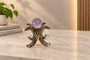 Crescent 4-Moon Wood Sphere Stand, FB2958