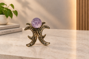 Crescent 4-Moon Wood Sphere Stand, FB2958