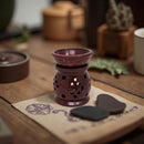 Oil Diffuser / Burner Carved Red Soapstone FB1003 🪭