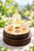 Golden / Honey Calcite Generator Point (Tower) FB1115 🌼