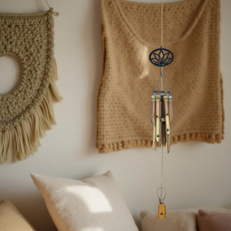 Bamboo Lotus Wind Chimes FB1009  🍃