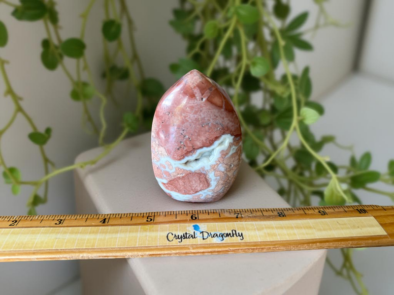 Cotton Candy Agate Tear Drop Polished Free Form FB3023 💜