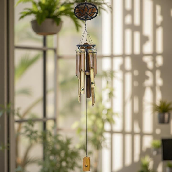 Bamboo Lotus Wind Chimes FB1009  🍃