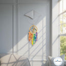 Dreamcatcher with Beach Glass Wind Chimes FB2203  🍃