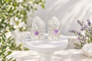 Fire & Ice Clear Quartz (Rainbow Quartz) Generator Point (Tower) with Amethyst Point & Branches FB3162 🌸