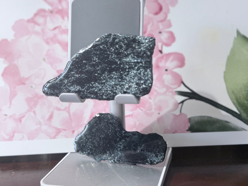 Specular Hematite Glossy Slabs, Thousands of Pinpoints of Light FB2233 🖤