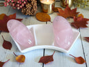 Rose Quartz Carving, Traditional Lingam Shape FB1103