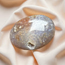 Ocean Jasper Flat Oval Hand Pebbles for joy, happiness and contentment FB1359 🧡