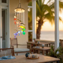 Spiral Wind Chimes with Beach Glass Wind Chimes FB2829 🍃