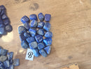 Tumbled Lapis Lazuli, cube like shapes - Stone of Awareness, Depression, Grief, Inner Power &Third Eye