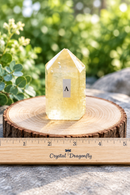Golden / Honey Calcite Generator Point (Tower) FB1115 🌼