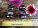 Amethyst Chevron Mini Double Terminated Points from Brazil FB2364