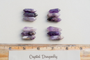 Amethyst Chevron Mini Double Terminated Points from Brazil FB2364