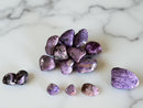 Charoite Tumbled Stones, Assorted Sizes, Excellent Color FB2625  🌿