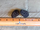 Septarian Dragon Stone Polished Nodule Pair for balance and tranquility FB1361 💛