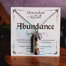 Abundance Spell Jar Crystal Amulet Charm / Pendant FB3166 🧹