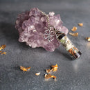 Abundance Spell Jar Crystal Amulet Charm / Pendant FB3166 🧹