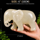 Afghan Jade Elephant Figurine Animal / Spirit Totem FB1128 💙🐘💙
