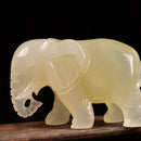 Afghan Jade Elephant Figurine Animal / Spirit Totem FB1128 💙🐘💙