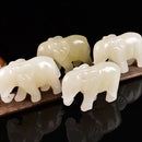 Afghan Jade Elephant Figurine Animal / Spirit Totem FB1128 💙🐘💙