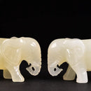 Afghan Jade Elephant Figurine Animal / Spirit Totem FB1128 💙🐘💙