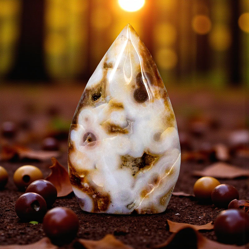 Agate Torch Freeform 🧡 CD-10341