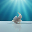 Agate Drusy Dolphin Figurine - Animal Totem, Spirit Animal FB1987 🐬