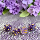 Amethyst Dice Pair FB2969  🌻💗🌻