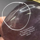 Amethyst Polished Freeform on Stand "God's Fingerprint" 🎩 FB1387