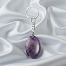 Amethyst Worry Stone Key Chain FB3163 💖