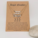 Angel Numbers Necklace FB2519 🪽💗🪽
