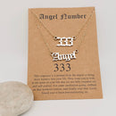 Angel Numbers Necklace FB2519 🪽💗🪽