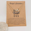 Angel Numbers Necklace FB2519 🪽💗🪽