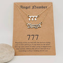 Angel Numbers Necklace FB2519 🪽💗🪽