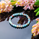 Empath’s Shield – Aqua Terra Jasper Bracelet | 6mm 👒 CI641 👒
