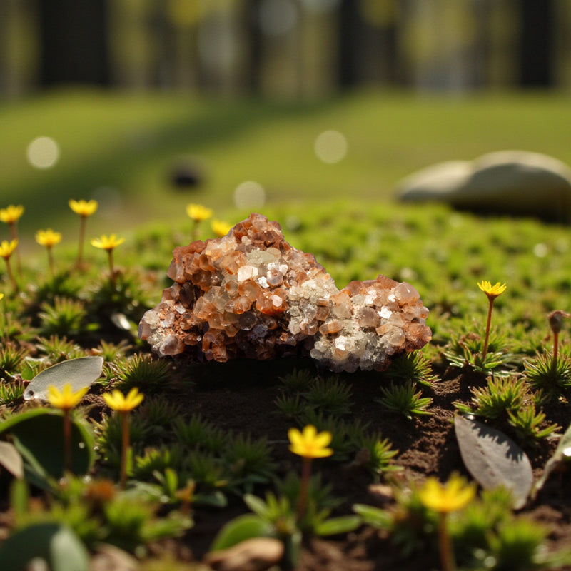 Aragonite Crystal Cluster 4" by 3" 💖🤗💖 CD-10086
